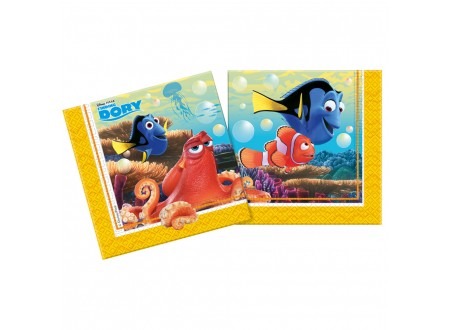 TOVAGLIOLI FINDING DORY 33X33 CM - 20 PZ